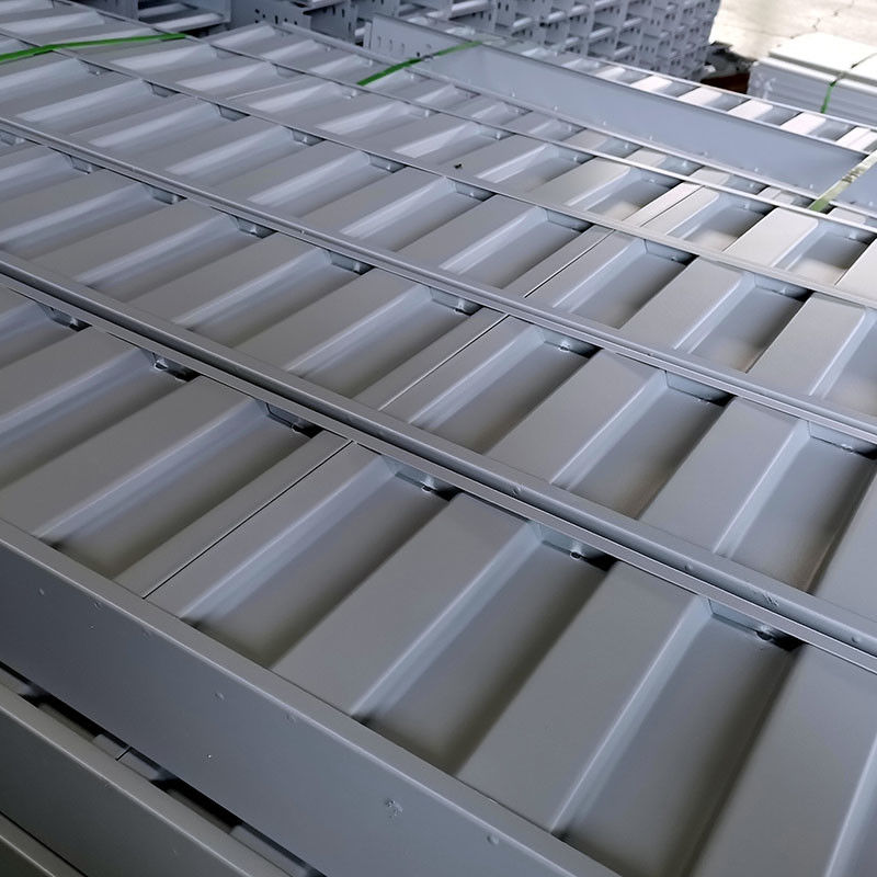 Industriële 304 roestvrijstalen kabelbak Zilveren kleur Hoogte aangepast